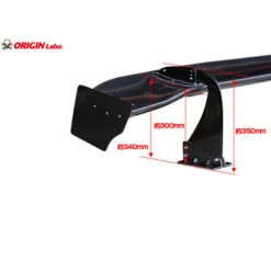 Origin Labo Universal Carbon Spoiler "Snake Style" (160 Cm) -Athena Shop large 0516101305 591a52214128e