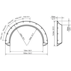 Concave Arch Extensions - 110 Mm (Fender Flares) 9 Concave Arch Extensions - 110 Mm (Fender Flares) -Athena Shop large 15969c4d367f0eb3923e2f749c914b4d