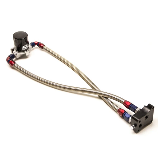 SR20DET Oil Filter Relocation Kit - Hoses And Sandwich Plate 3 SR20DET Oil Filter Relocation Kit - Hoses And Sandwich Plate - Image 3