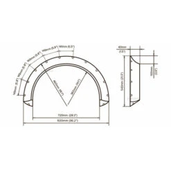 Concave Arch Extensions - 40 Mm (Fender Flares) -Athena Shop large 3af8c398829a96646cc631a290cfe4d0