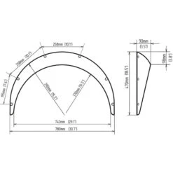 Universal Arch Extensions - 90 Mm (Fender Flares) -Athena Shop large 9db22fe9123f1f8b28447b993f7b5ace