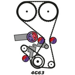 Timing Belt Kits & Water Pump For Mitsubishi Lancer Evo (4G63T)