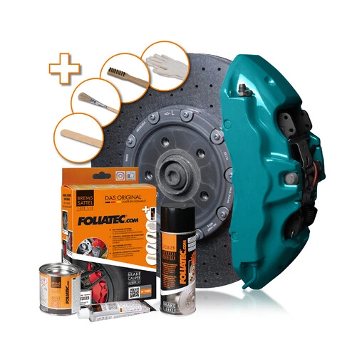 Foliatec "Miami Beach" Blue Brake Caliper Paint 1 Foliatec "Miami Beach" Blue Brake Caliper Paint