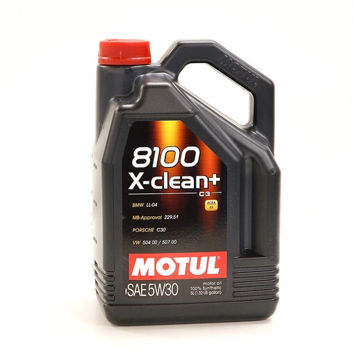 Motul X-Clean+ Engine Oil - 5W30 8100 (BMW, Porsche, Mercedes, Volkswagen) 5L 1 Motul X-Clean+ Engine Oil - 5W30 8100 (BMW, Porsche, Mercedes, Volkswagen) 5L