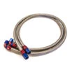 Braided Oil Cooler Lines - 140cm - Dash 10 Alloy Fittings (Sold Per Pair)