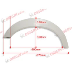 Origin Labo Universal Fender Flares - 65 Mm (FRP) -Athena Shop large d 211 set