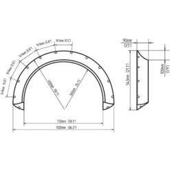 Concave Arch Extensions - 90 Mm (Fender Flares) -Athena Shop large f2a48e7f7b944e4c5e6496c2b96f0fdb