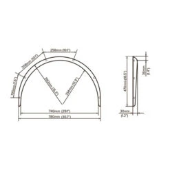 Universal Arch Extensions - 30 Mm (Fender Flares) -Athena Shop large img image 63
