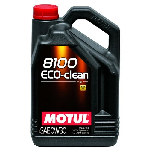 Motul 8100 Eco Clean C2 0W30 Engine Oil (Ford, Fiat & FAP Honda, Toyota, Subaru, Suzuki) 5L 1 Motul 8100 Eco Clean C2 0W30 Engine Oil (Ford, Fiat & FAP Honda, Toyota, Subaru, Suzuki) 5L