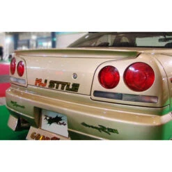 Origin Labo Rear Wing For Nissan Skyline R34 (4-Door) -Athena Shop large rearwing r34 03