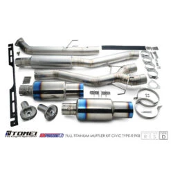 Tomei Expreme Ti Type-D Exhaust System For Honda Civic Type R FK8 -Athena Shop large type d 7